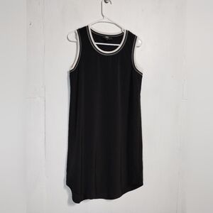 ABS Allen Schwartz Black and White Sleeveless Dress